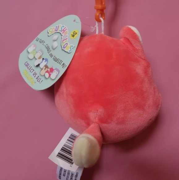 3.5" Fifi the Fox Clip NWT HTF Squishmallow Keychain - Picture 3 of 3